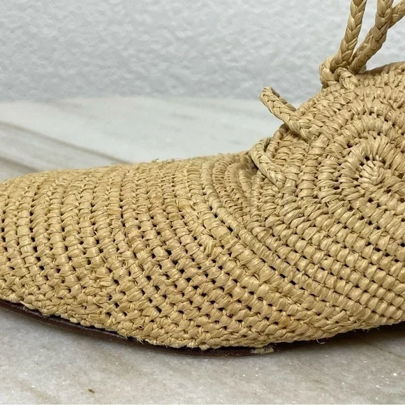 Carrie Forbes loafers raffia 8.5 or EU 40 - Picture 7 of 10